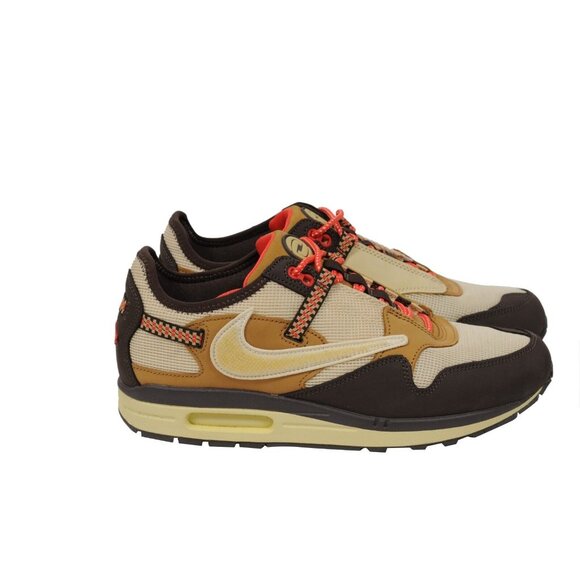 Nike Mens Cactus Jack Air Max 1 CJ Sneakers Size US 11 Baroque Brown Tan Orange - Picture 8 of 13